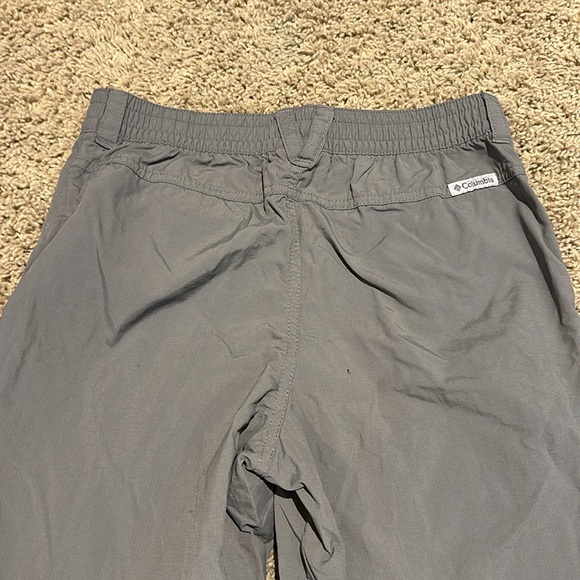 Columbia youth gray sz Medium (10/12) zip-off Omni Shade performance pants - Picture 9 of 14